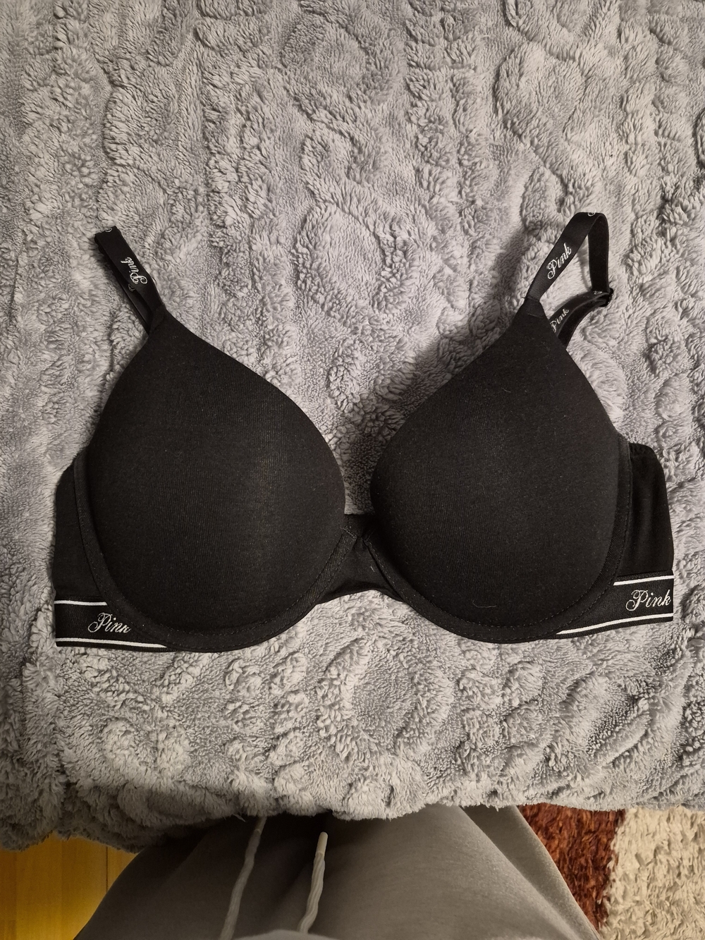 PINK Victoria's Secret Black push up, T-Shirt Bra - PINK Victoria's Secret